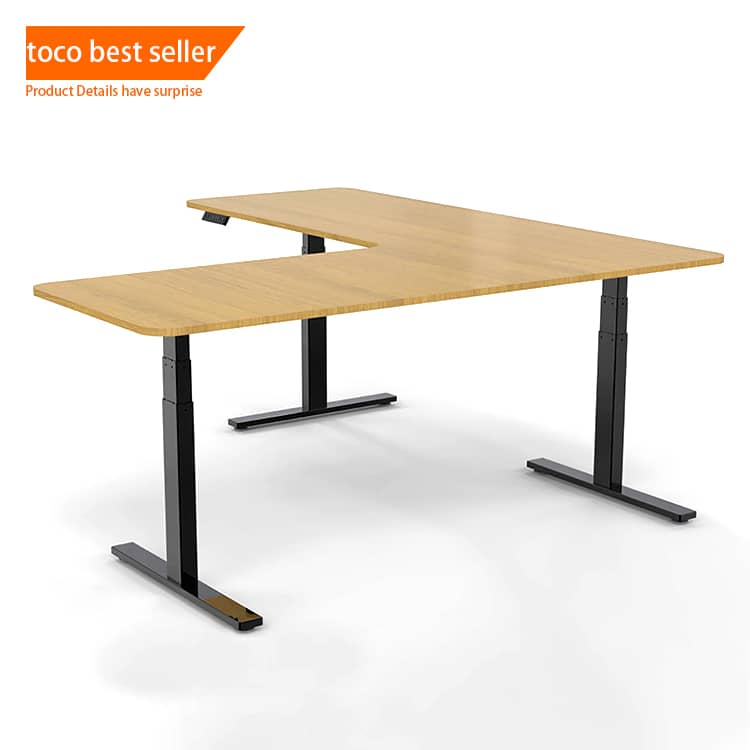 Adjustable Height Desk Hardware Crank Up Metal Frame Office Desk