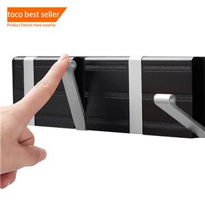 Nordic Wardrobe Towel Coat Clothes Hook Aluminum Alloy Hidden Wall Mounted Hook