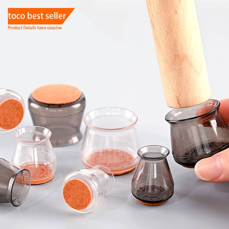 सिलिकॉन रबर टेबल डेस्क पैर सुरक्षा कवर पैड चेयर पैर पैर कवर टोपी