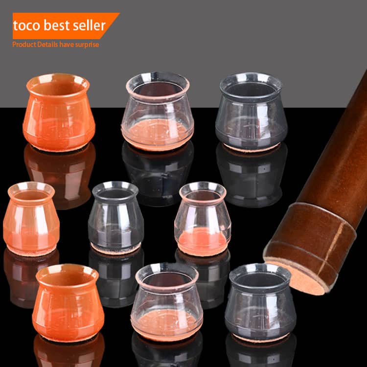 फ्लोर प्रोटेक्टर टेबल फर्नीचर सिलिकॉन प्रोटेक्शन चेयर लेग कवर