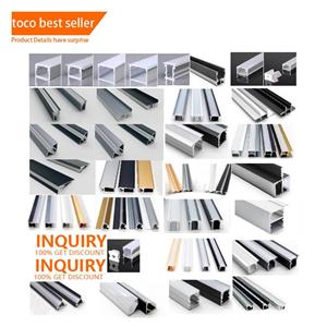 Perfil de alumínio com canal de luz de tira conduzida do painel difusor