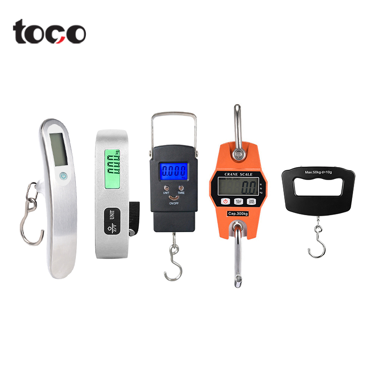 Toco Digital Luggage Scale Portable Electronic Scale Weight Balance suitcase Travel Hanging Steelyard Hook scale