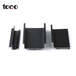 Perfil de puxador de armário de ferragens de móveis de alumínio