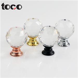 Closet Luxury Recessed Diamond Pull Handles Knob