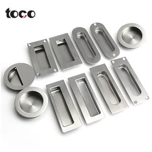 Solid Cabinet Drawer Furniture Stainless Steel Handles