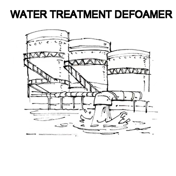 Antiespumante para tratamiento de agua