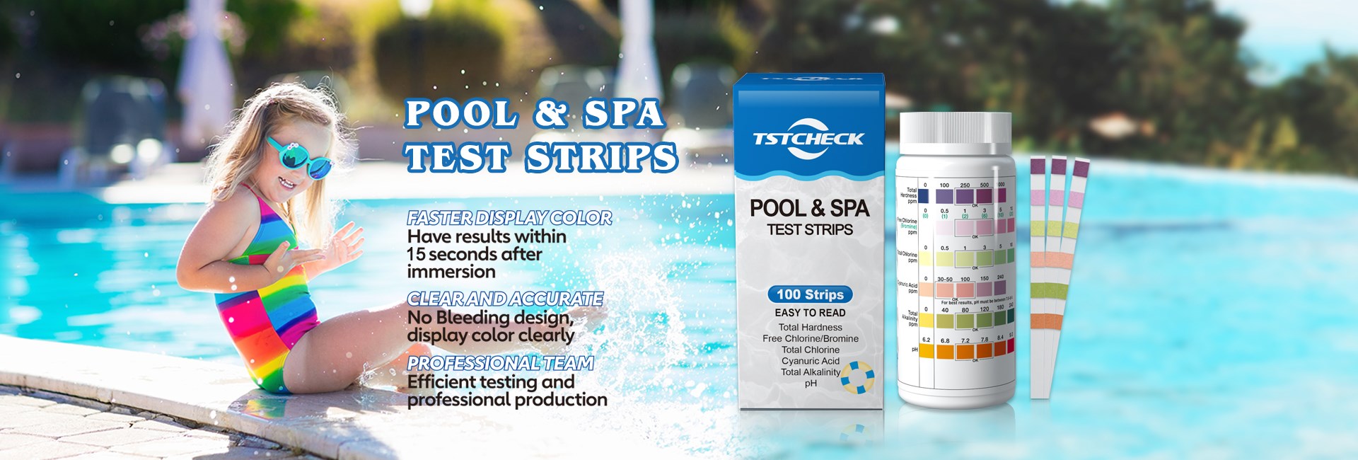 Swimming Pool and Spa Test Strips