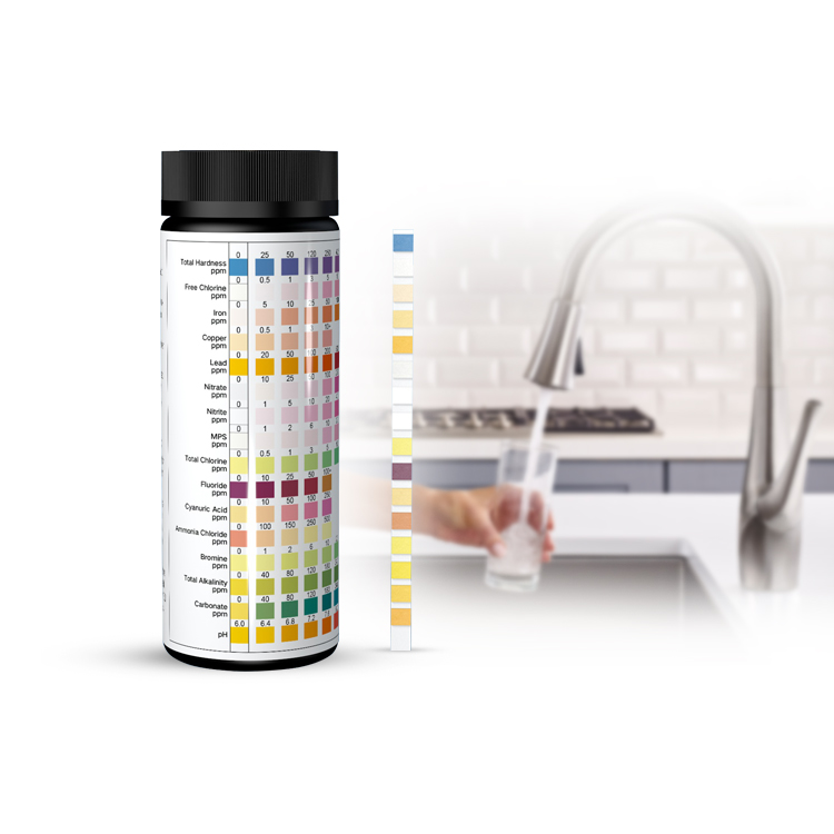 Multi Parameters Drinking Water Test Strips 16 In 1