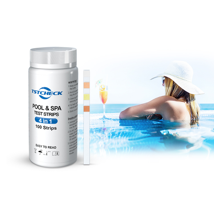 4 In 1 Swimming Pool Spa Hot Tub Water Test Kit