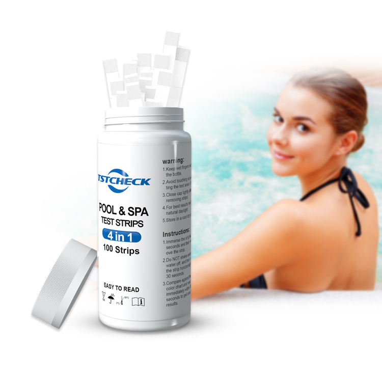 4 In 1 Swimming Pool Spa Hot Tub Water Test Kit