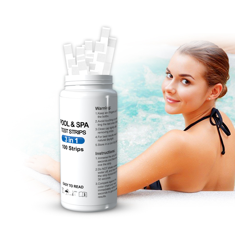 Zwembadaccessoires 3-in-1 testkit voor bubbelbadwater