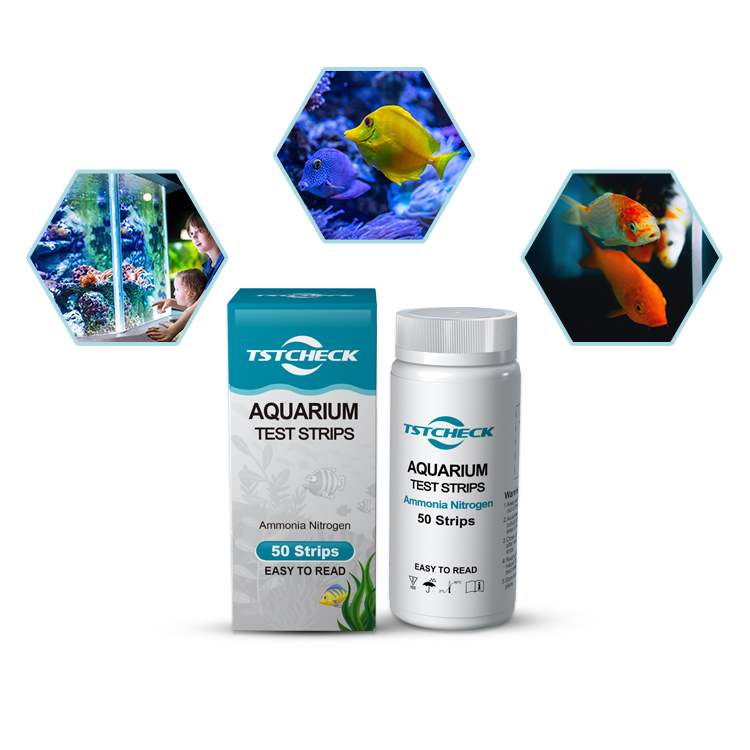 Quick Aquarium Ammonia Nitrogen Test Strips Kit