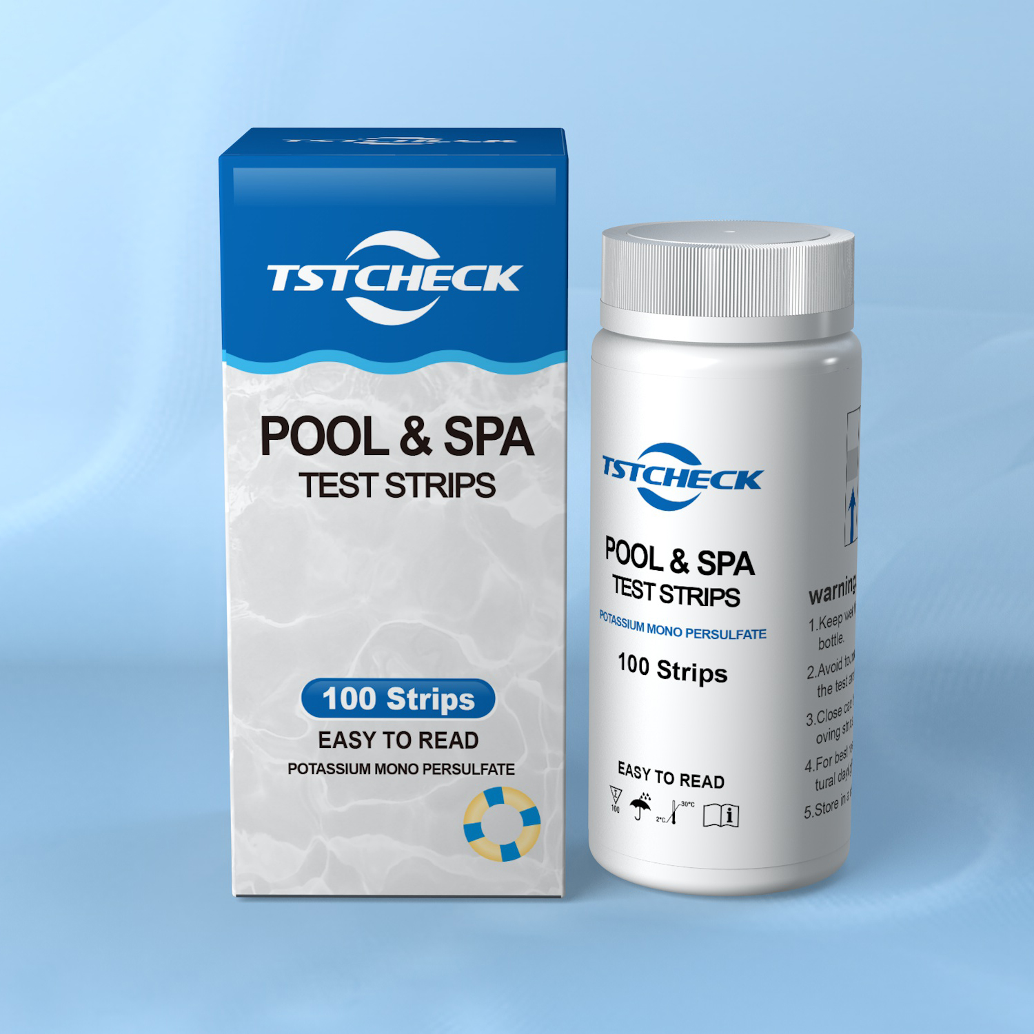 MPS Potassium Monopersulfate Test Strips For Pool And Spa