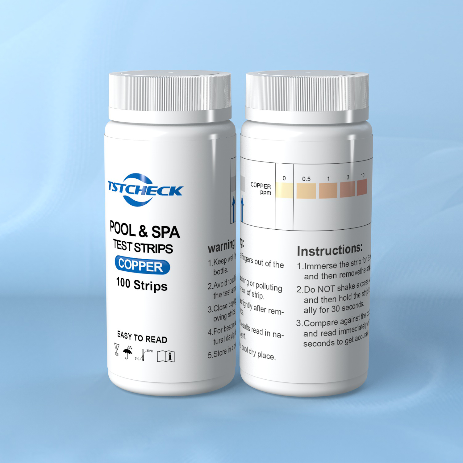 Water Heavy Metal Copper Test Kit In Hot Tub Swimming Pool