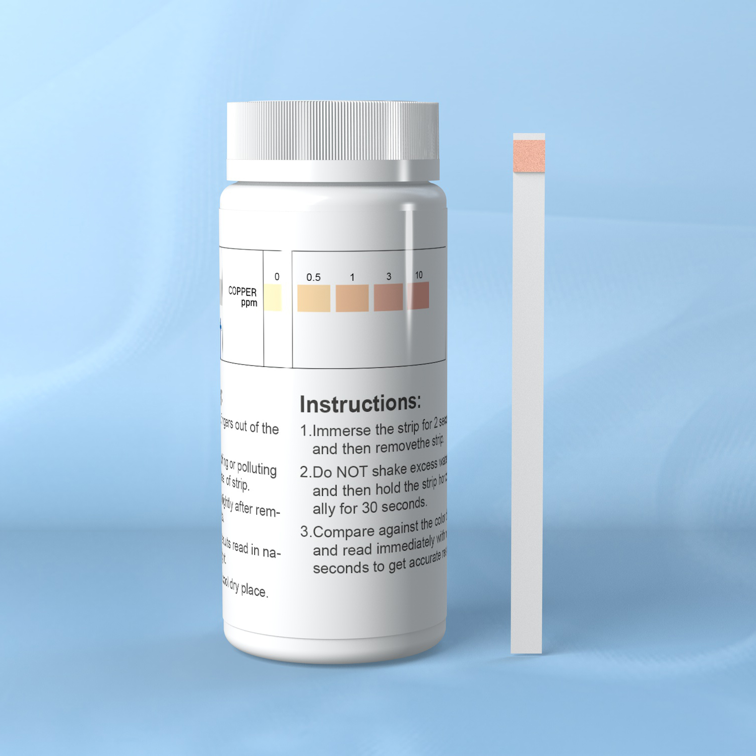 Water Heavy Metal Copper Test Kit In Hot Tub Swimming Pool