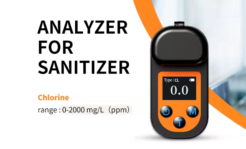 Disinfectant Sanitizer Free Chlorine Tester Analyzer
