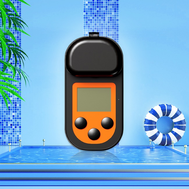 Electronic Pool Water Quality Measure Analysis Device