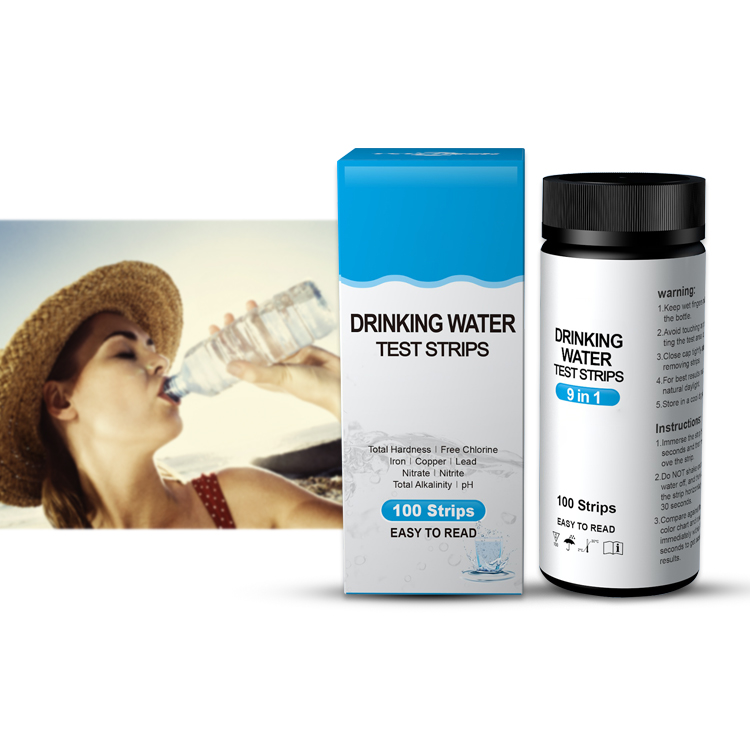 Drinking Water Chlorine Test Strips 9 In 1