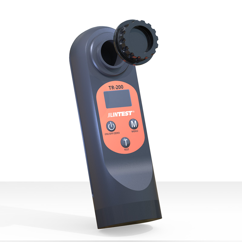 Kit de teste de água digital TR-200 com pilha AAA, analisador multiparâmetro para cloro residual, bromo, pH, alcalinidade e ácido cianúrico.