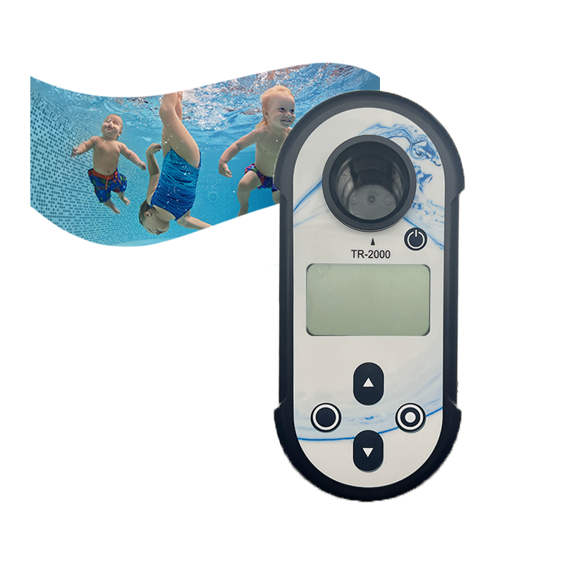 Portable Digital Water Test Equipment TR-2000 Multiparameter Analyzer for FCL, TCL, PH, CyA AA Battery & 10ml Sampling