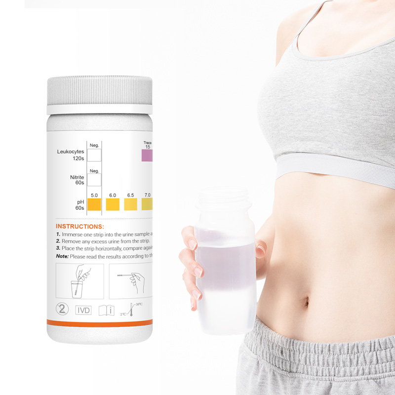Tiras reagentes para teste de urina para infecção do trato urinário