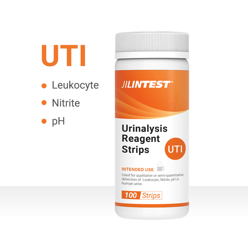 Tiras reagentes para teste de urina para infecção do trato urinário