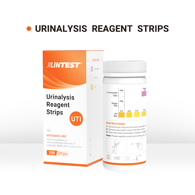 Tiras reagentes para teste de urina para infecção do trato urinário