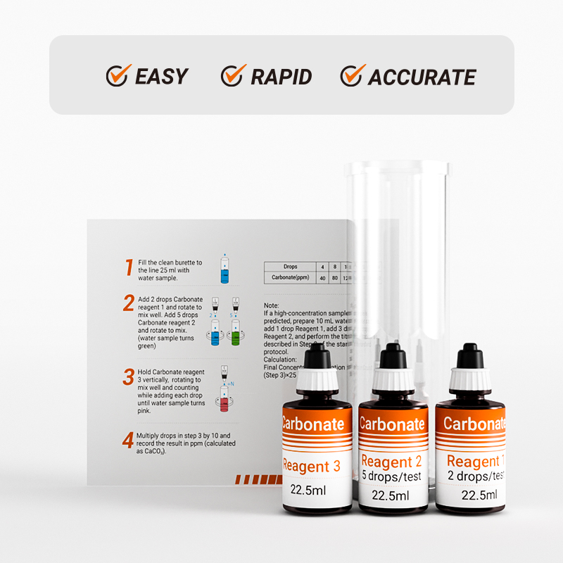 Snabbtestkit för akvariumkarbonat