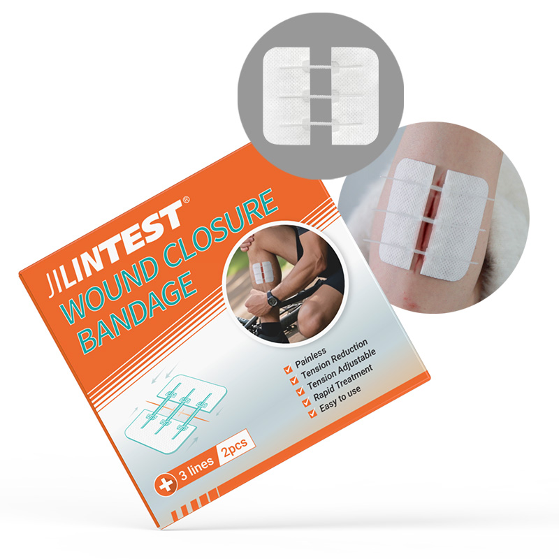 Professional Sterile Wound Closure Strips & Bandage - Adhesive Non-Invasive Solution for Emergency/Surgical Use