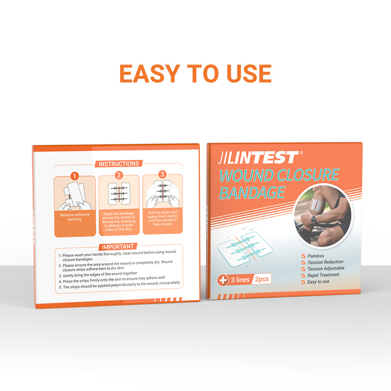 Professional Sterile Wound Closure Strips & Bandage - Adhesive Non-Invasive Solution for Emergency/Surgical Use