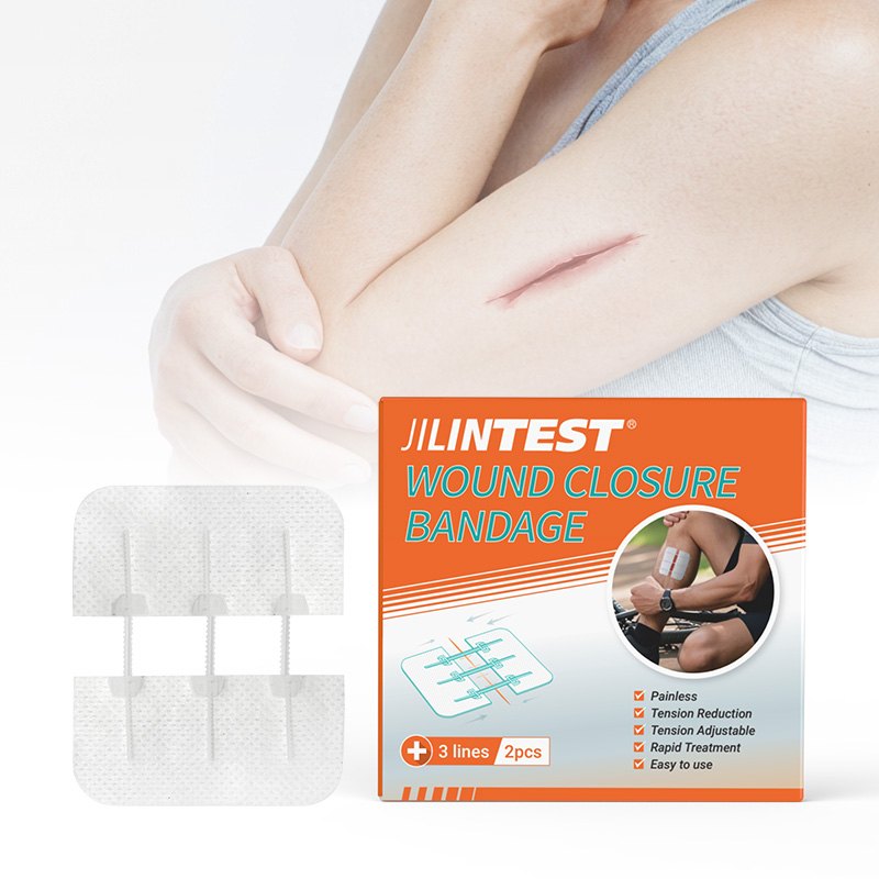 Professional Sterile Wound Closure Strips & Bandage - Adhesive Non-Invasive Solution for Emergency/Surgical Use