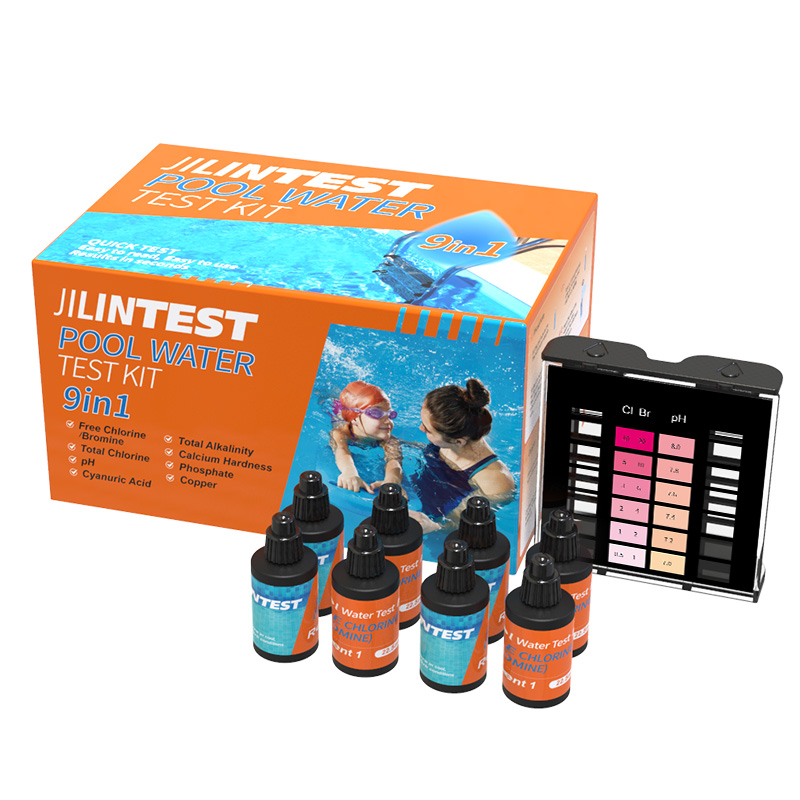Pool Reagent Water Test Kit 9 in 1