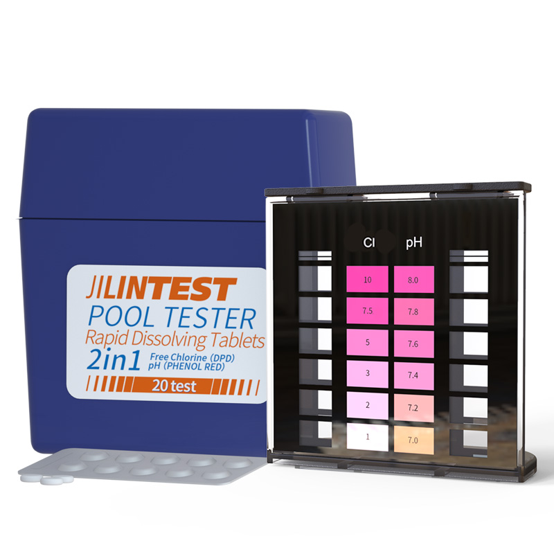 2-i-1 Pool hurtigtopløselige tabletter DPD1 pH