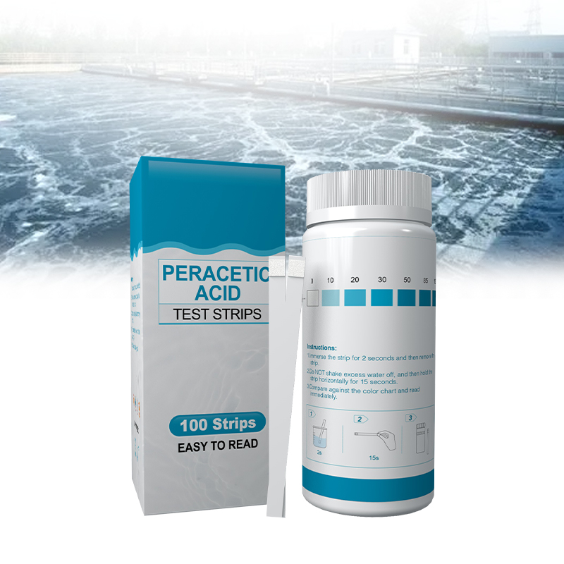 Peracetic Acid Test Strips, 0-160 ppm/0-2000 ppm