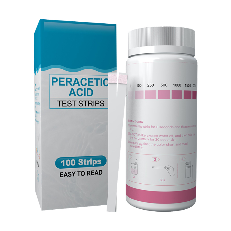 Peracetic Acid Test Strips, 0-160 ppm/0-2000 ppm