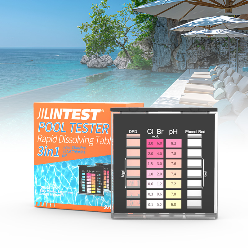 3 in 1 Pool Rapid Dissolving Tablets DPD NO.1 pH,Bromine