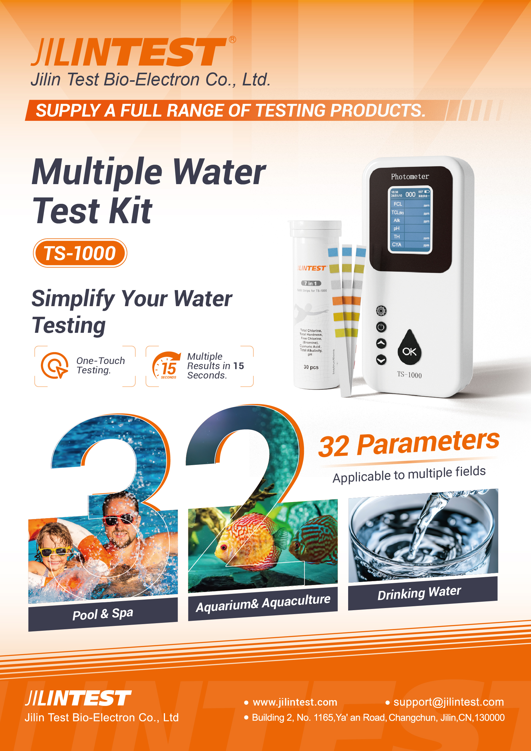 TS-1000: Simplify Your Water Testing with Precision and Speed