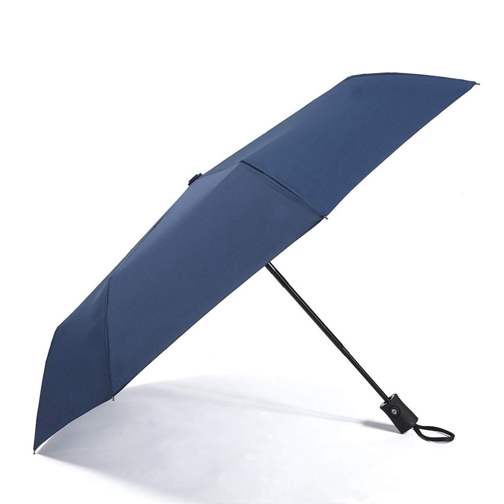 21inch Customized Logo Flat Automatic 3 Foldable Umbrella