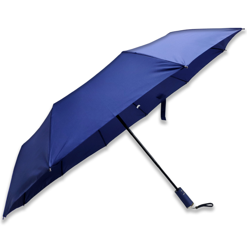 10K Ribs Windproof Auto Open Close Sturdy Travel Fold Away Umbrella