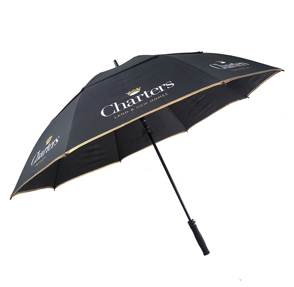 68 Inch Windproof Double Canopy Golf Umbrella