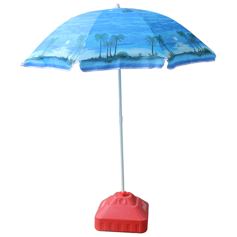 Customized Logo Printing Small Tilt Beach Umbrella