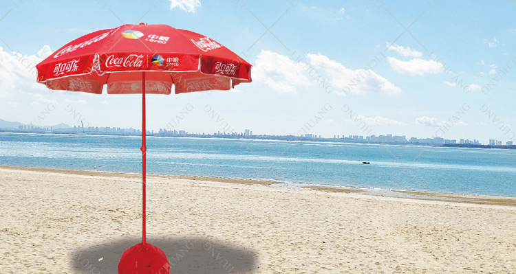 coca cola beach umbrellas