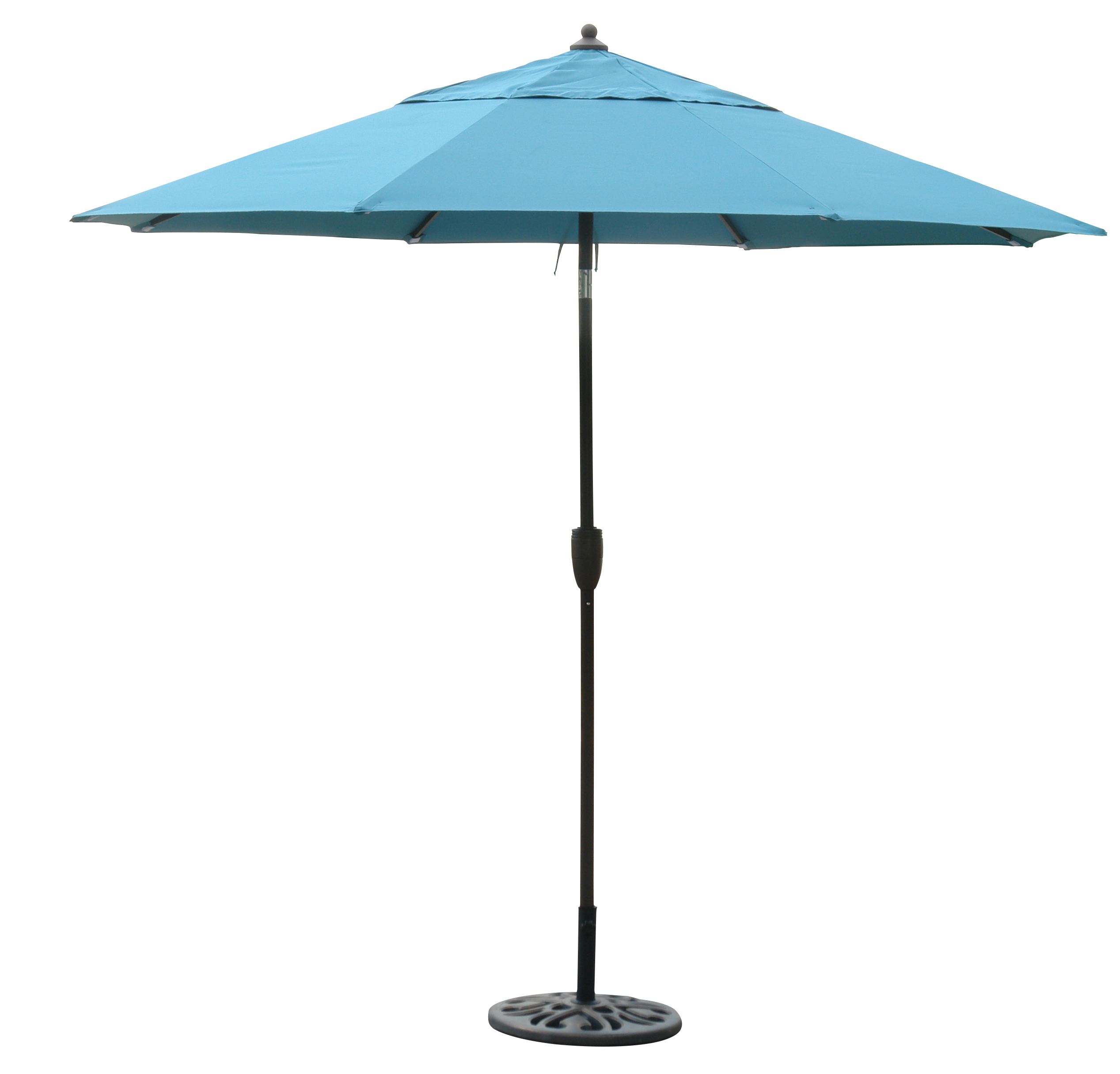 9ft Crank Open Tilt Outdoor Pool Market Umbrellas