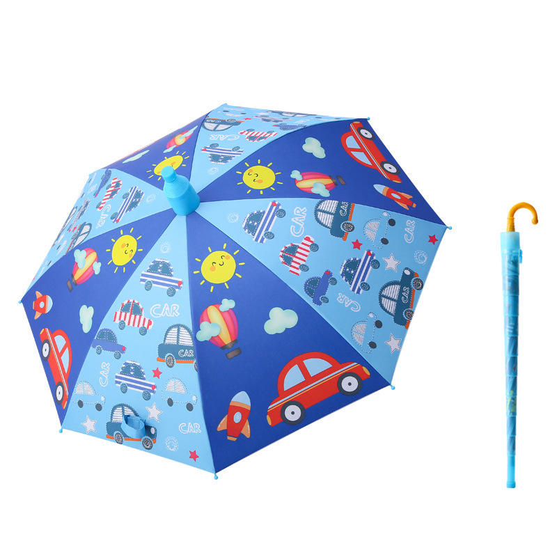 19inch cartoon printed cheap automatic rainbow children's umbrellas