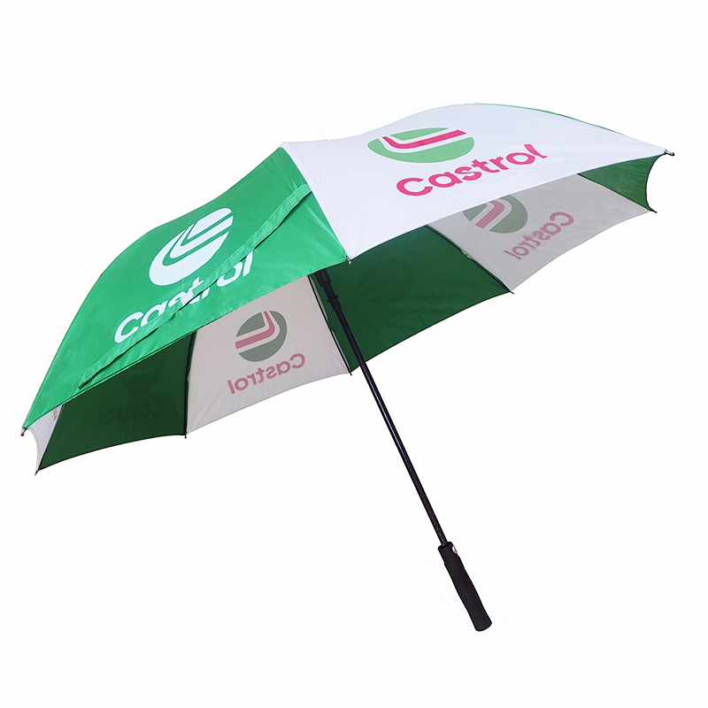 30inch double layer extra large caonpy print logo golf umbrella square or round shape is customized