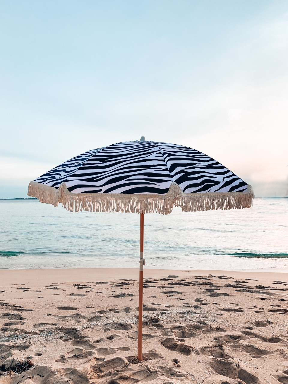 6.5ft fringe umbrella beach tilt outdoor commercial patio umbrellas garden umbrella