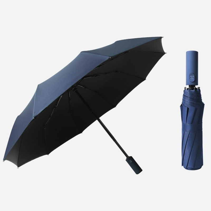 23inch large automatic folding umbrella windproof and waterproof 3 folding umbrella