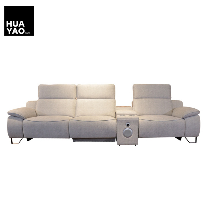 Blankenship Fabric Reclining Sofa With Drop Down Console And Usb Ports