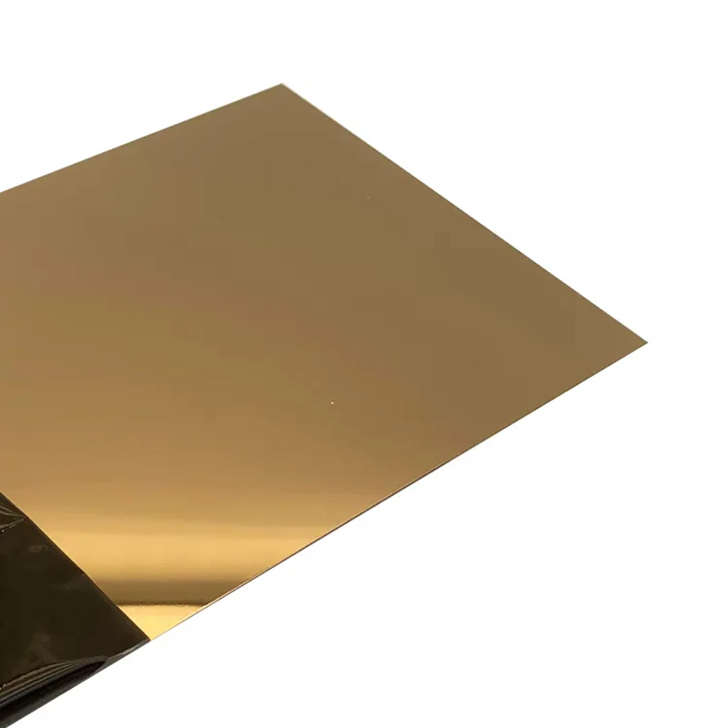 Gold Mirror Stainless Steel Sheet