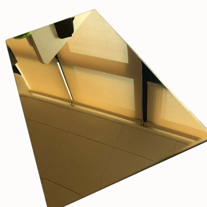 Gold Mirror Stainless Steel Sheet